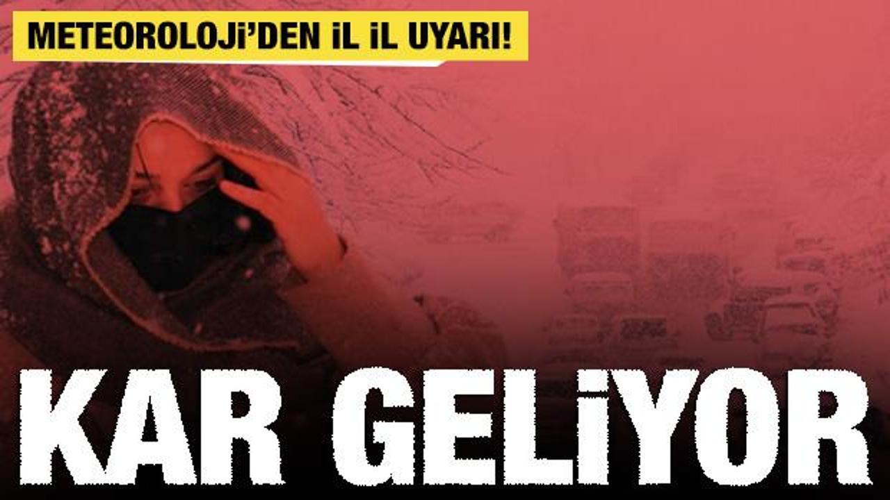 Meteoroloji&rsquo;den il il uyarı! Sağanak, kar ve sis bekleniyor