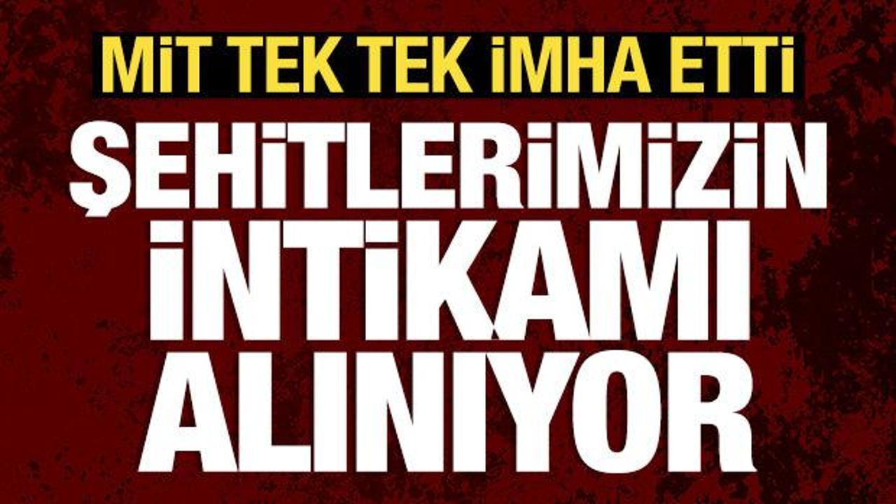 MİT tek tek imha etti: Şehitlerimizin intikamı alındı