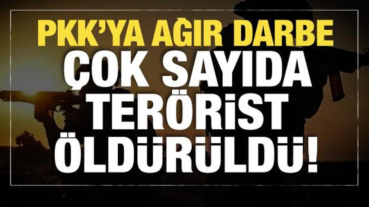 MSB duyurdu: Çok sayıda terörist etkisiz hale getirildi