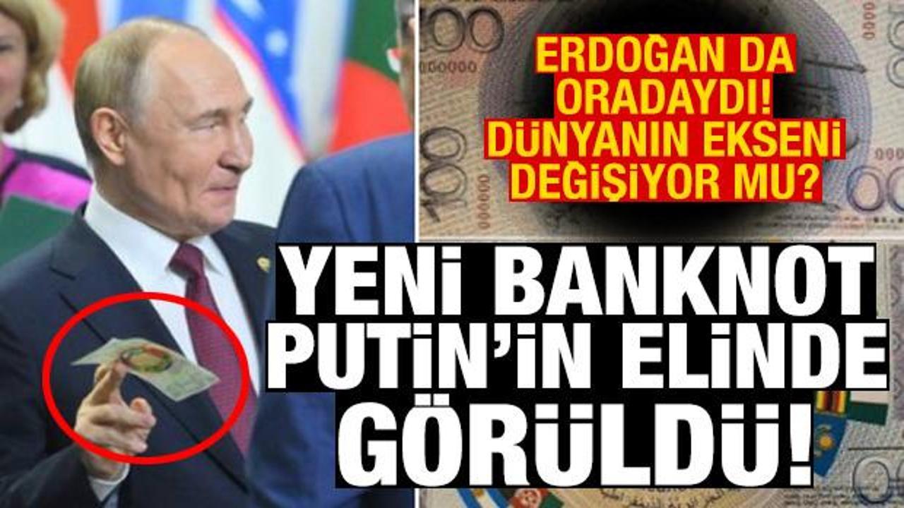 Putin'in elindeki "BRICS banknotu" g&uuml;ndem oldu