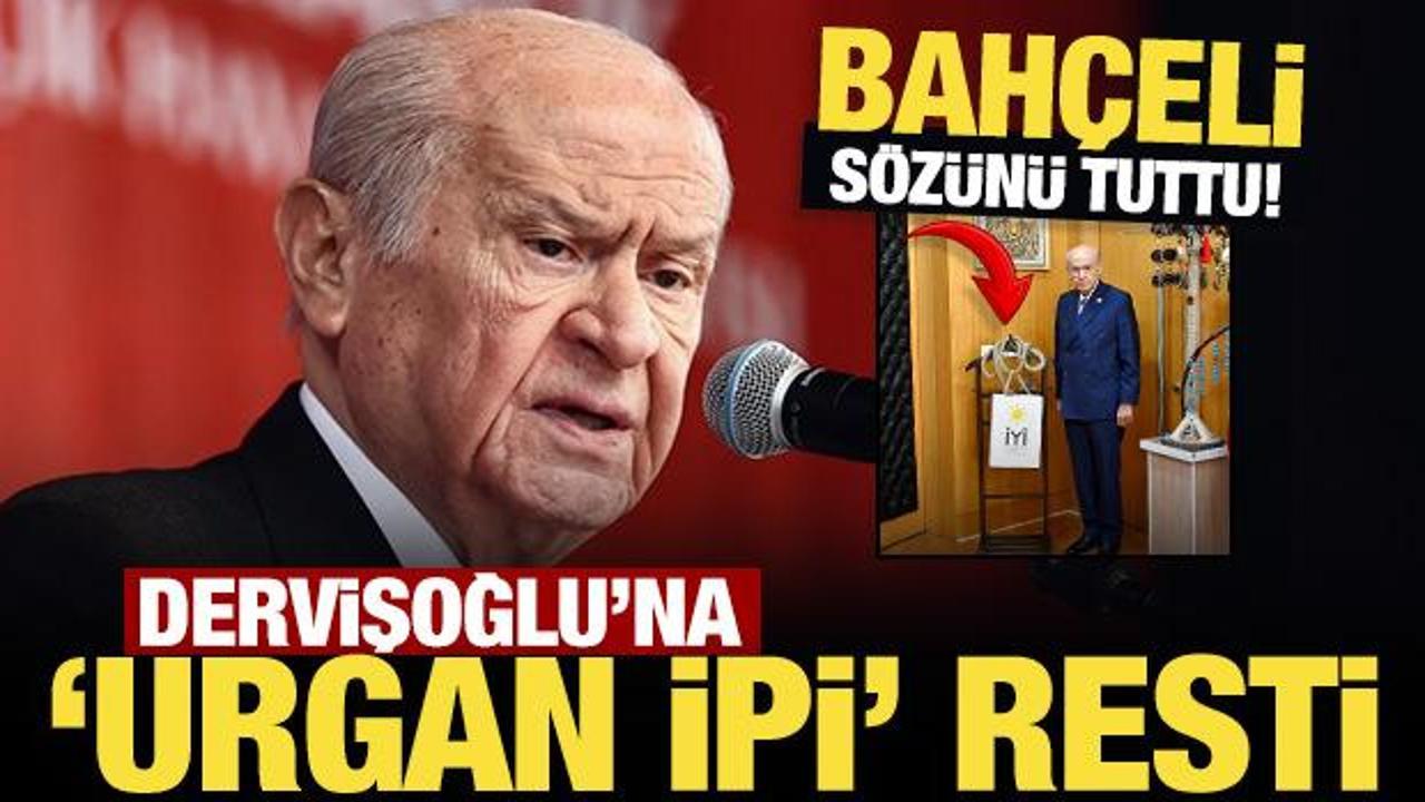 Son Dakika: Bahçeli, Dervişoğlu'nun attığı ipi istedi