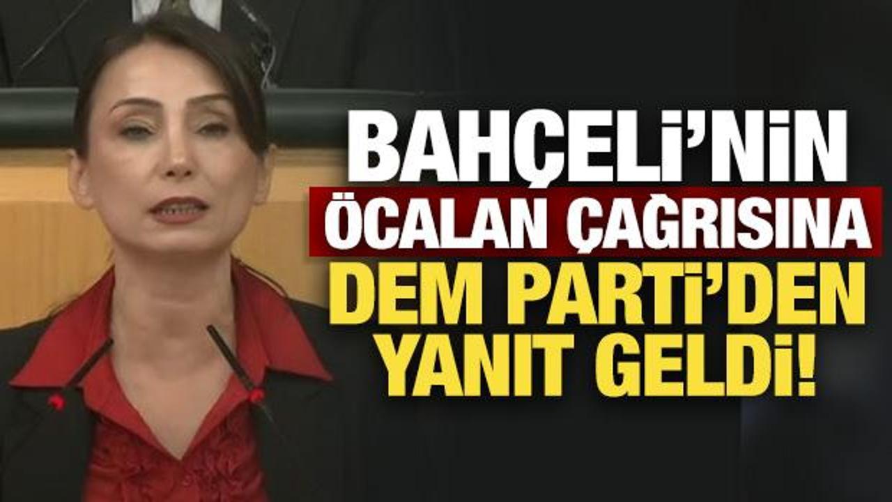 Son Dakika: Bahçeli'nin Öcalan çağrısına DEM Parti'den yanıt geldi!