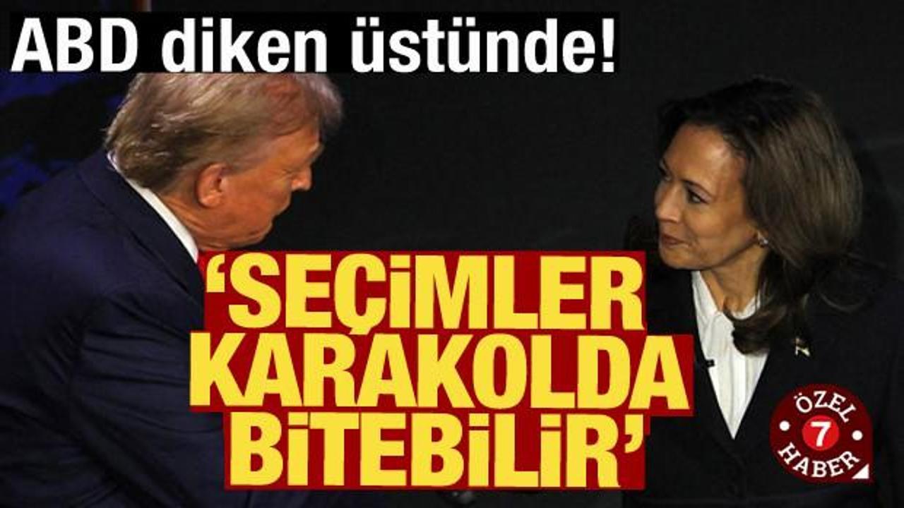 ABD diken &uuml;st&uuml;nde! Se&ccedil;imler karakolda bitebilir