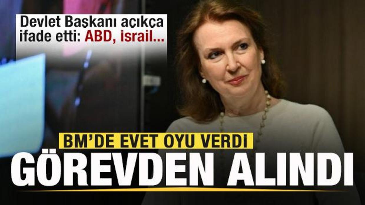 BM'de evet oyu verdi! Arjantin Dışişleri Bakanı görevden alındı