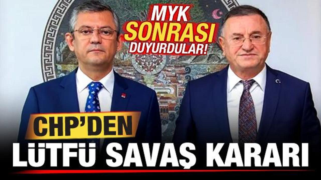 CHP'den son dakika Lütfü Savaş kararı! Kesin ihraç talebi...