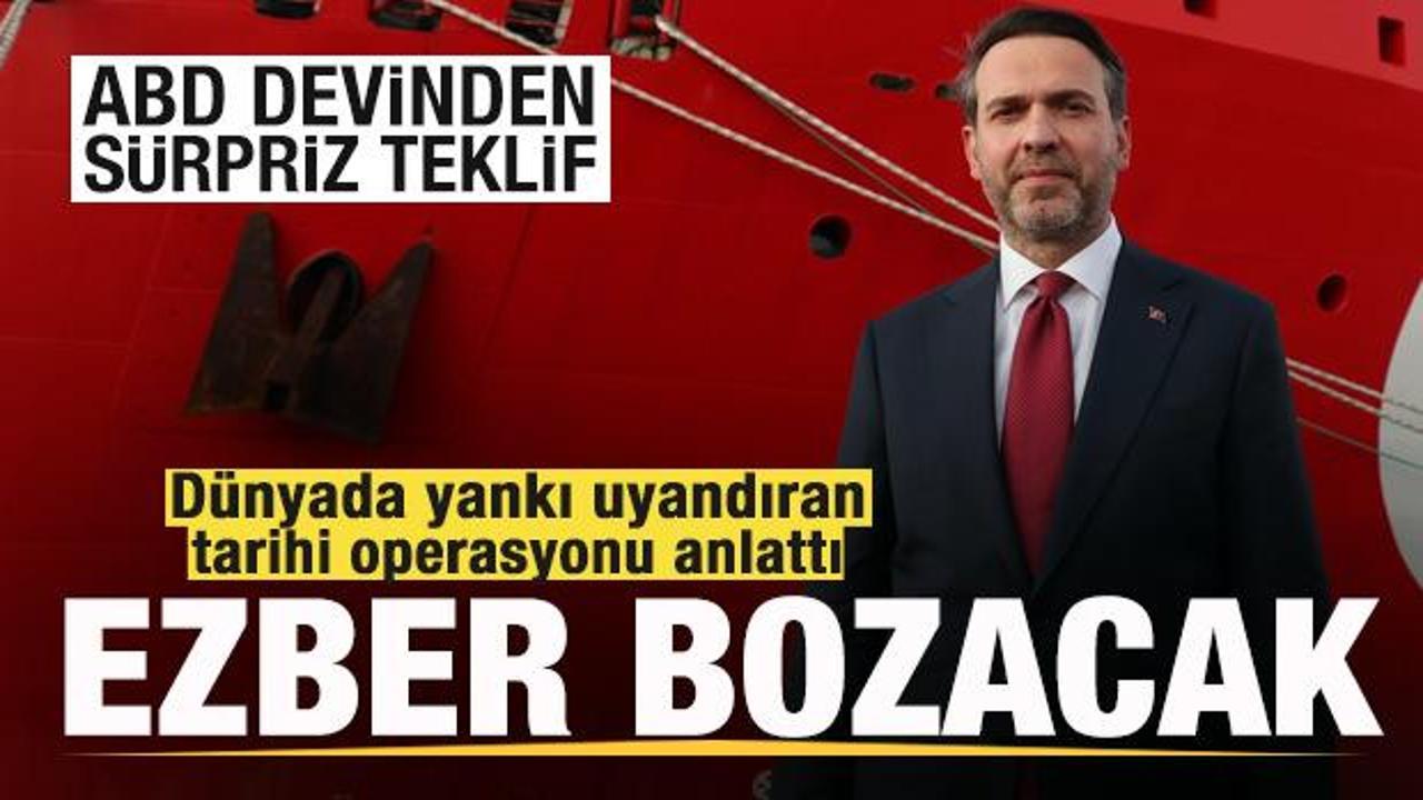 Bakan Bayraktar tarihi operasyonu anlattı: Ezber bozacak! ABD'den s&uuml;rpriz teklif