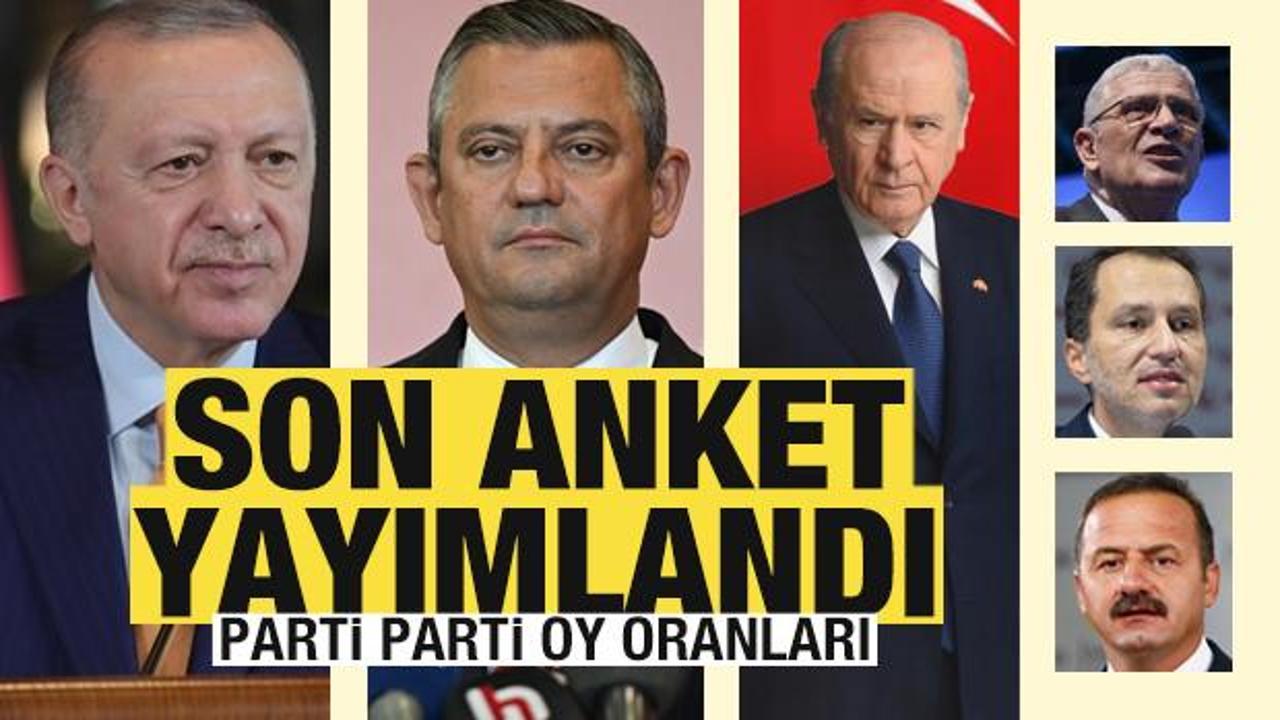 Erken se&ccedil;im tartışmaları s&uuml;rerken son anket yayımlandı! İşte parti parti oy oranları