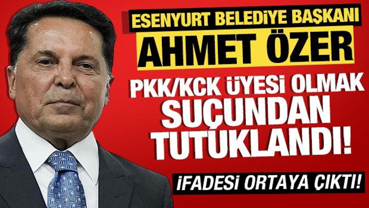 Esenyurt Belediye Başkanı Ahmet &Ouml;zer tutuklandı!