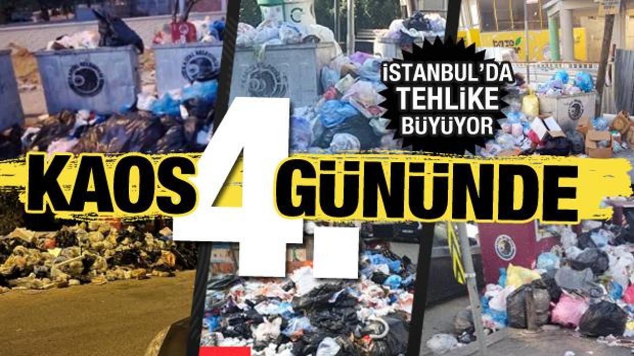 İstanbul'da 4 gündür aynı görüntü... Kartal ve Maltepe çöp ilçeye dönüşüyor!