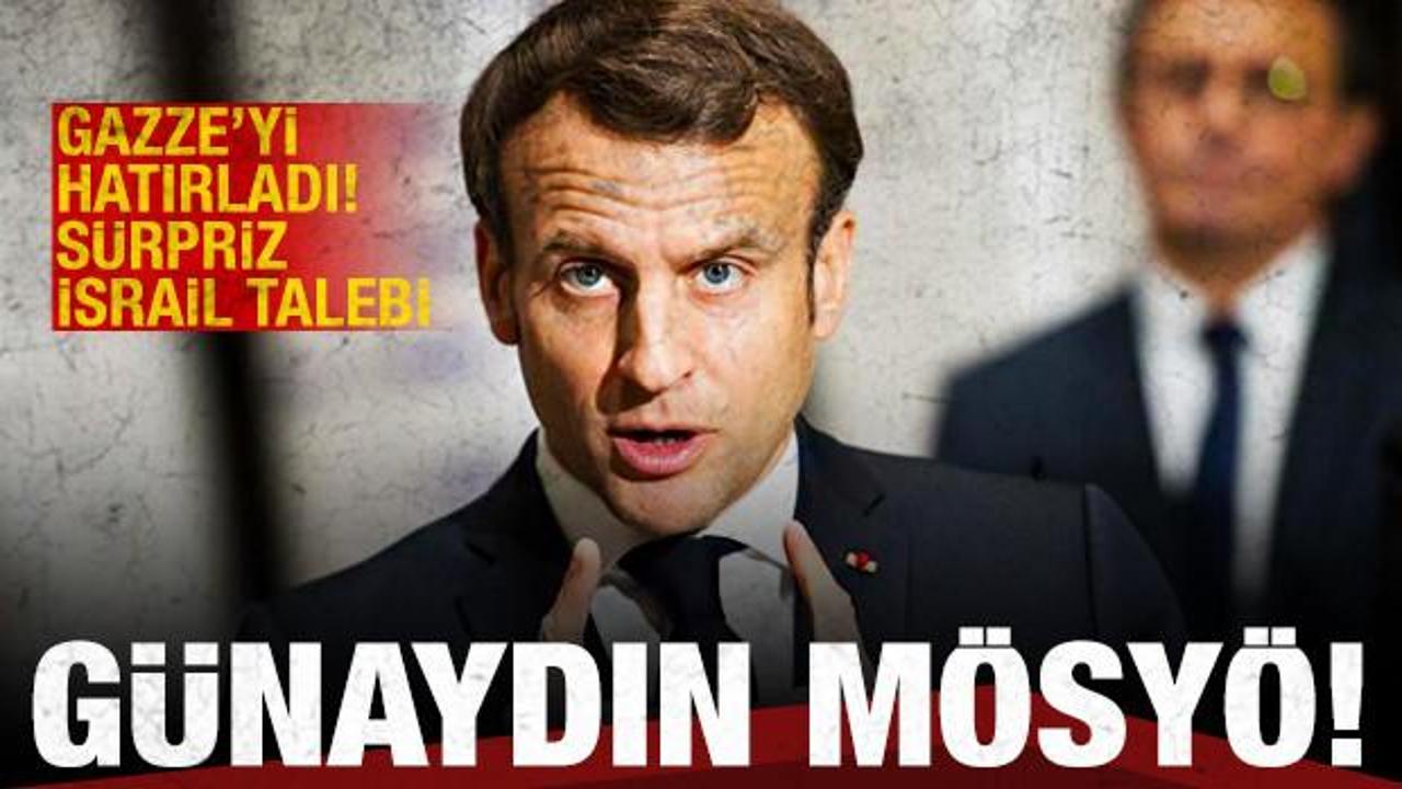 Macron: Hiçbir şey Gazze'deki sivil ölümlerini haklı gösteremez