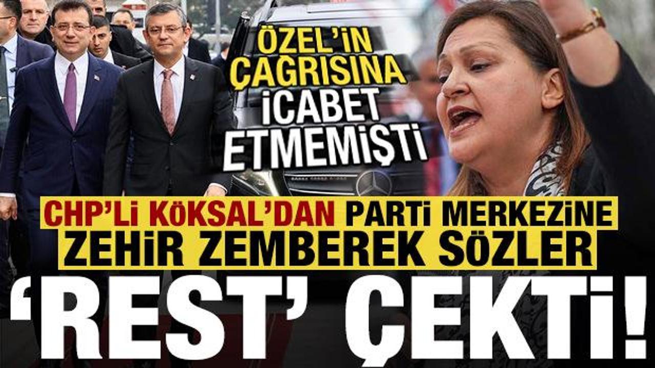 Özel'in 'Esenyurt' çağrısına icabet etmeyen CHP'li Köksal'dan zehir zemberek açıklama!