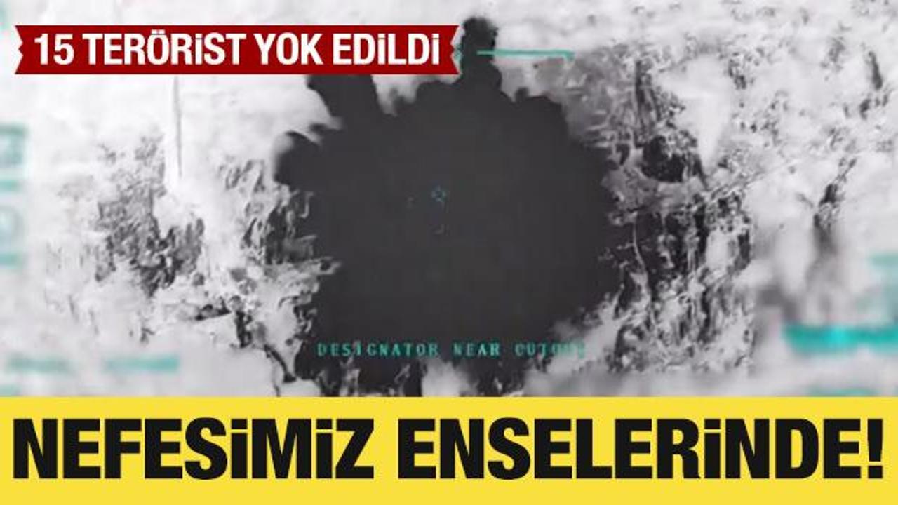 Son Dakika: MSB: 15 PKK'lı terörist etkisiz