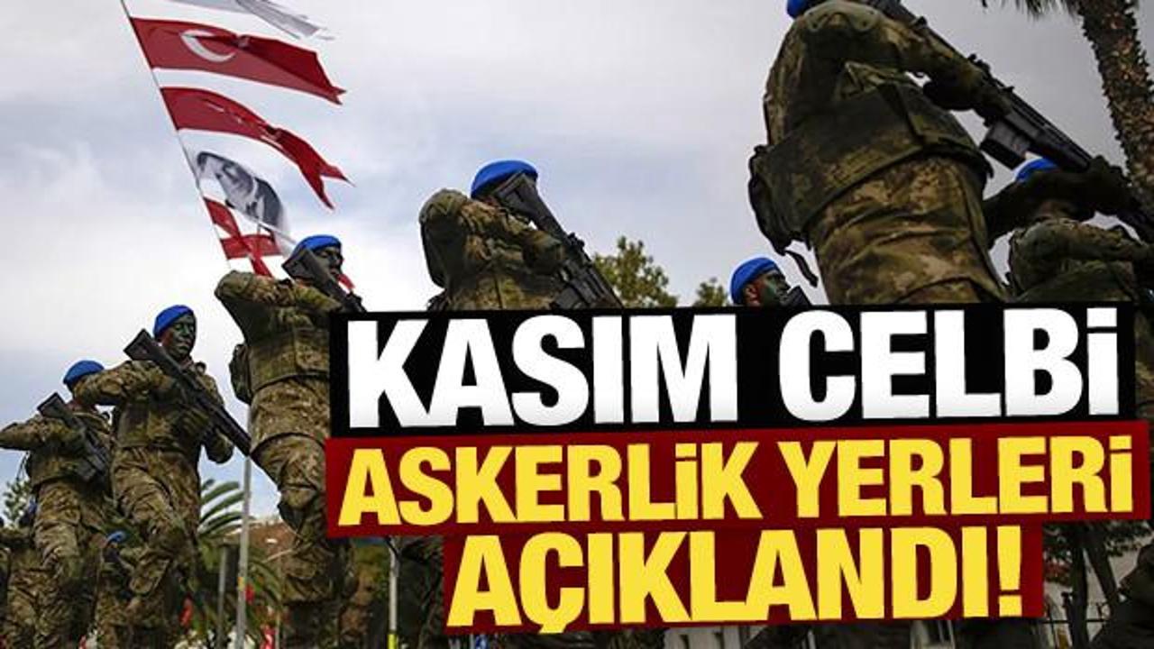 Son Dakika.... MSB duyurdu: Kasım celbi askerlik yerleri açıklandı!
