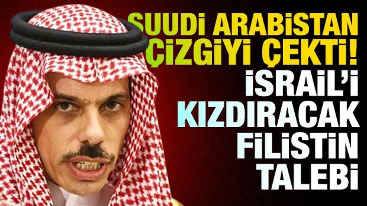 Suudi Arabistan'dan İsrail'le normalleşme için Filistin şartı