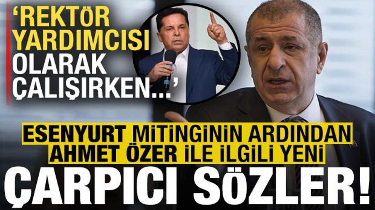 Ümit Özdağ'dan flaş yeni açıklama: CHP'liler bile çok rahatsız, Ahmet Özer, Kandil'in...