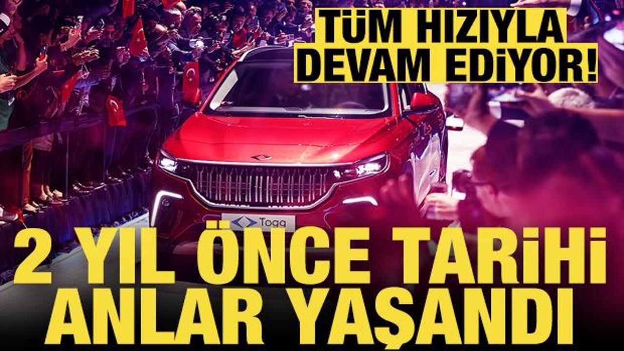 Yerli otomobil Togg ilk kez banttan inişinin 2. yılını kutluyor