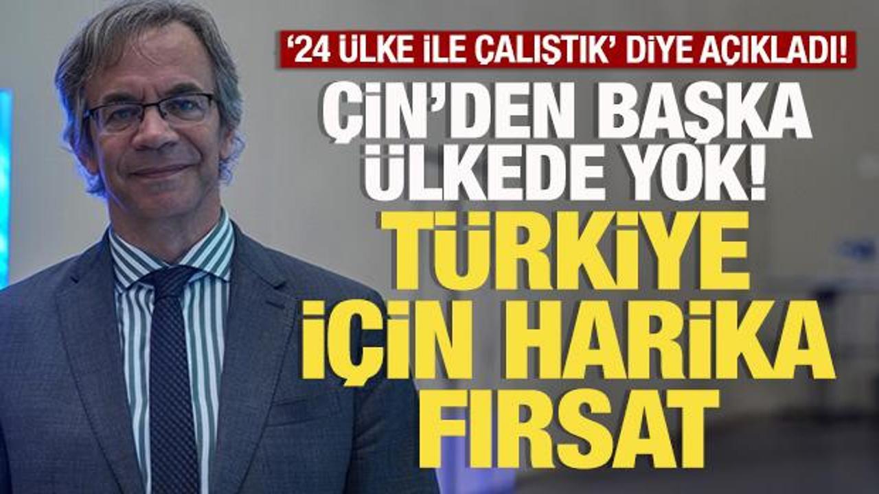 '24 ülke ile çalıştık' diye açıkladı! Çin'den başka ülkede yok, Türkiye için harika fırsat