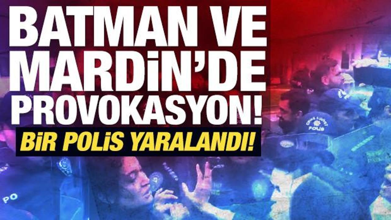 Batman ve Mardin'de DEM Partililerden provokasyon! Belediyeye girmek istediler, 2 g&ouml;zaltı