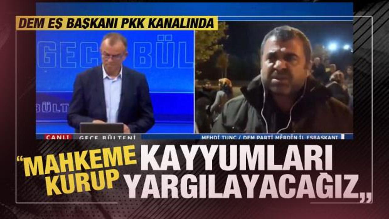DEM Eş Başkanı haddini aştı: Mahkeme kurup kayyumları yargılayacağız