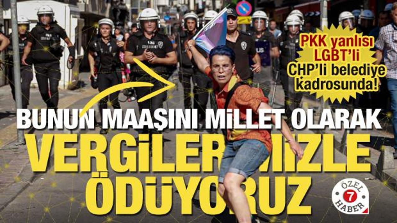 Devlete karşı gelen PKK yanlısı LGBT'li İzmir B&uuml;y&uuml;kşehir &ccedil;alışanı &ccedil;ıktı