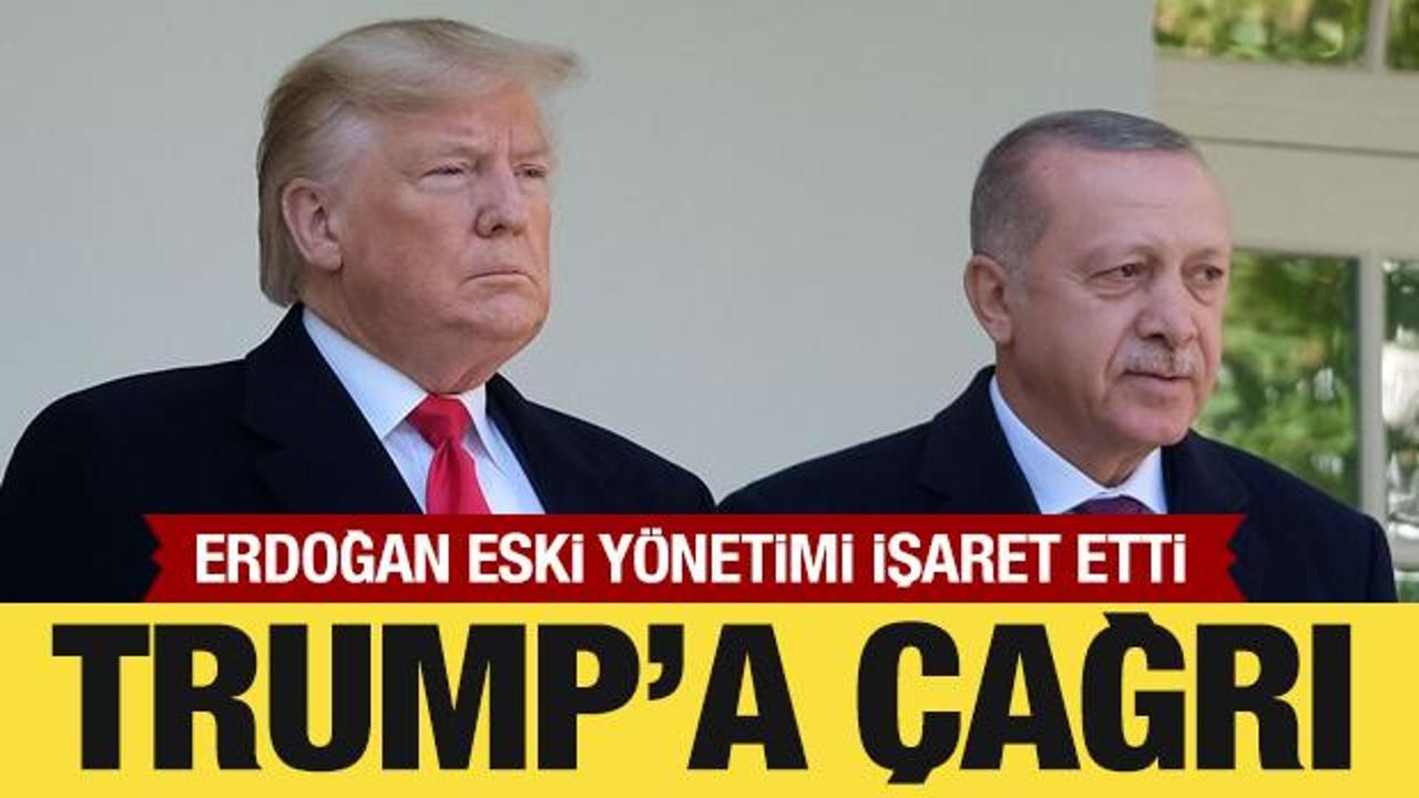 Son Dakika: Cumhurbaşkanı Erdoğan'dan Trump'a &ccedil;ağrı