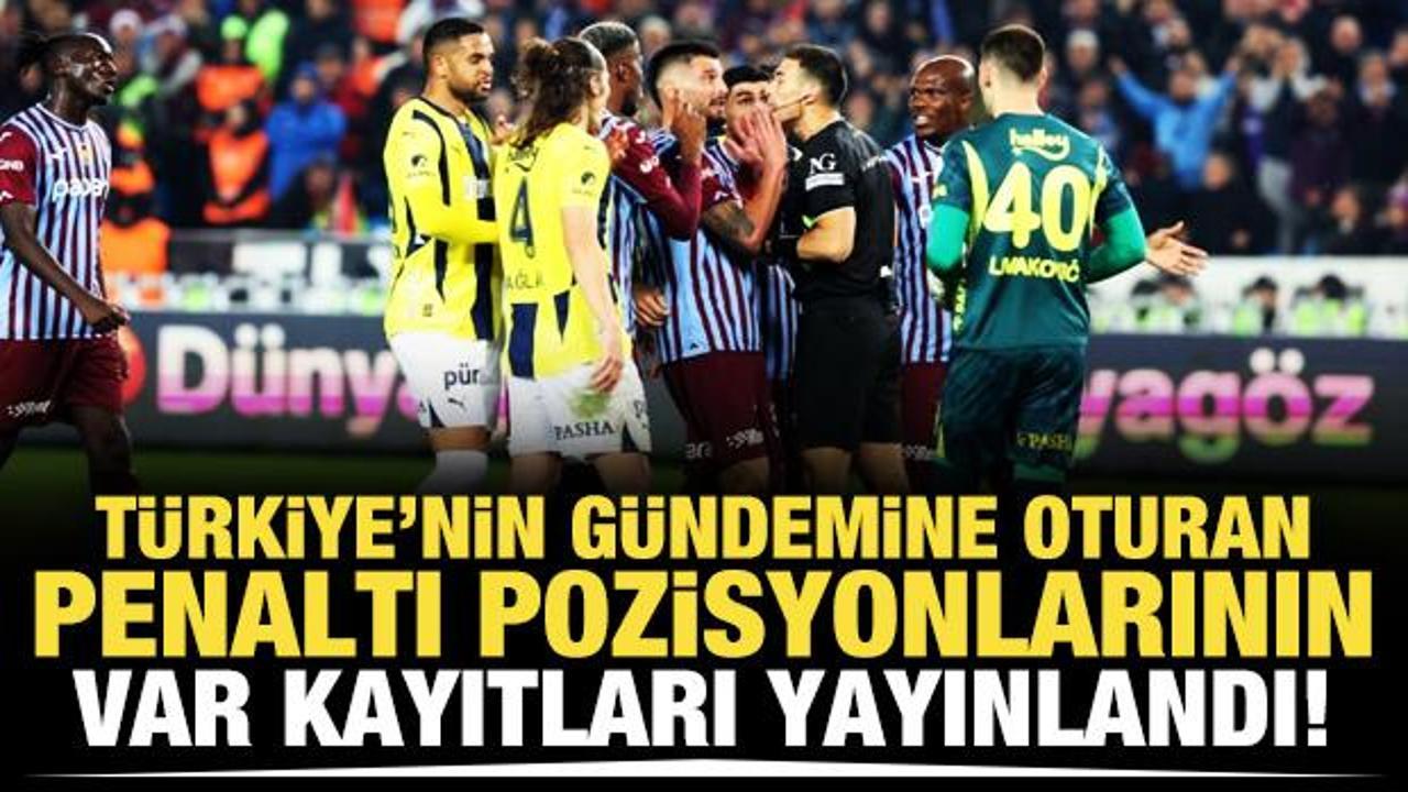 S&uuml;per Lig'de 11. haftanın VAR kayıtları a&ccedil;ıklandı!