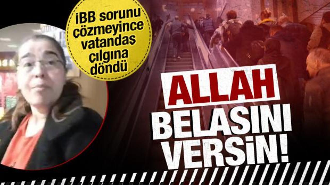 Taksim Metrosu'nda yürüyen merdiven ve çalışmayan asansör çilesi devam ediyor