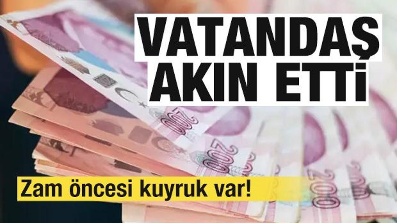 Zam öncesi kuyruk var! Vatandaşlar akın etti! Ehliyet, pasaport yenileme, araç muayene...