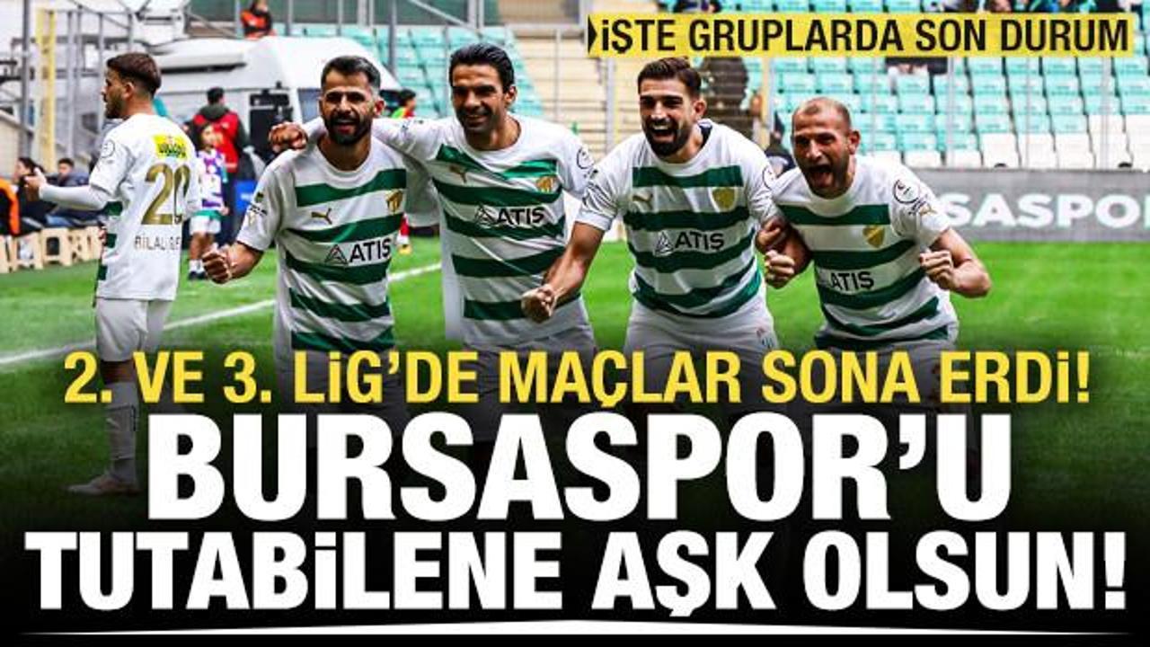 2. ve 3. Lig'de ma&ccedil;lar sona erdi! İşte gruplarda son durum