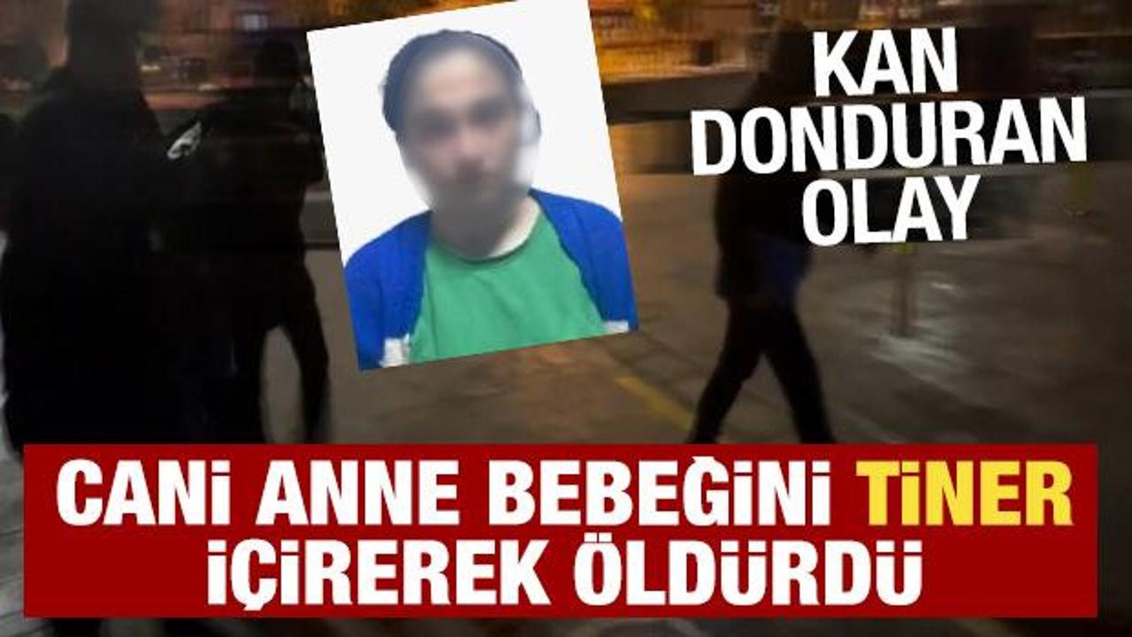 Cani anne bebeğini tiner i&ccedil;irerek &ouml;ld&uuml;rd&uuml;