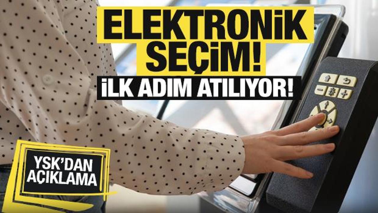 Elektronik se&ccedil;im i&ccedil;in adım atılıyor! YSK Başkanı Yener'den a&ccedil;ıklama