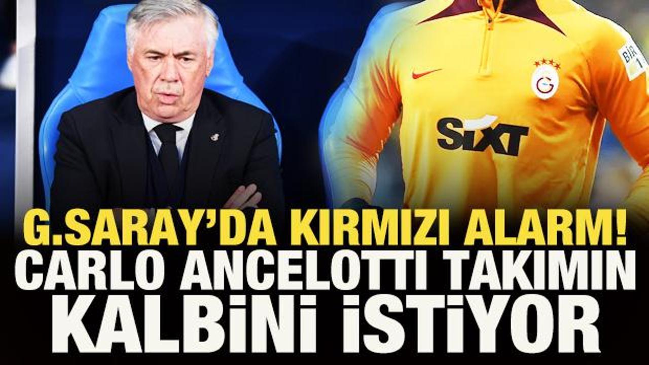 Galatasaray'da kırmızı alarm! Ancelotti, yıldız ismi Real Madrid'e istiyor