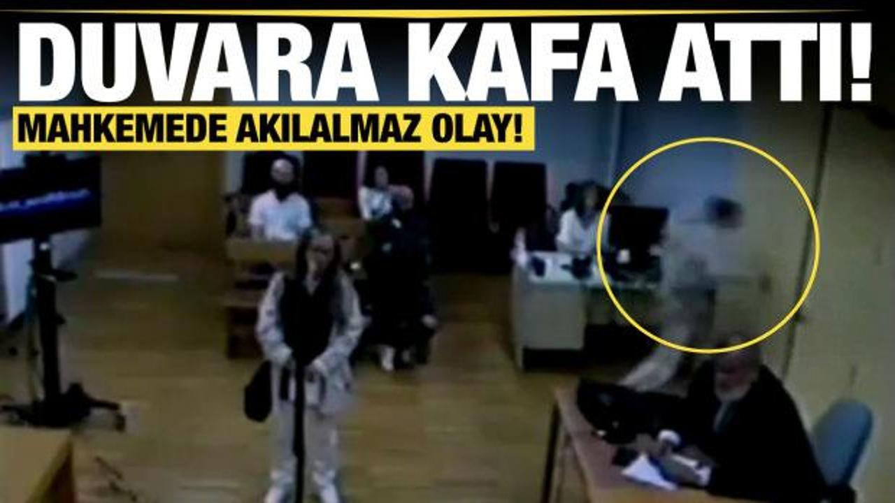 İspanya'da mahkemede akılalmaz olay! Sanık hi&ccedil;bir şey s&ouml;ylemeden duvara kafa attı