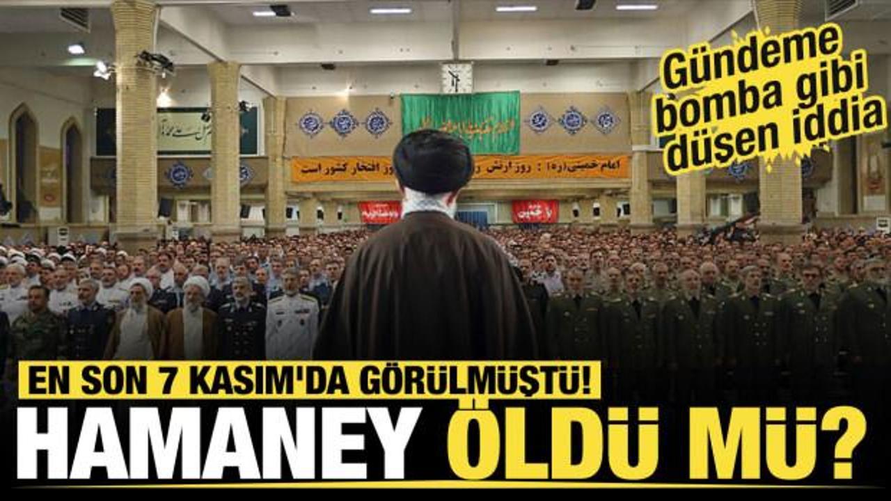 İsrail basınında çarpıcı iddia... Hamaney komada mı? Hamaney'in öldüğü öne sürüldü!