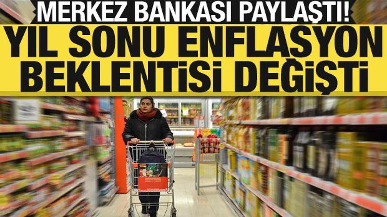 Merkez Bankası, yıl sonu enflasyon beklentisini y&uuml;kseltti