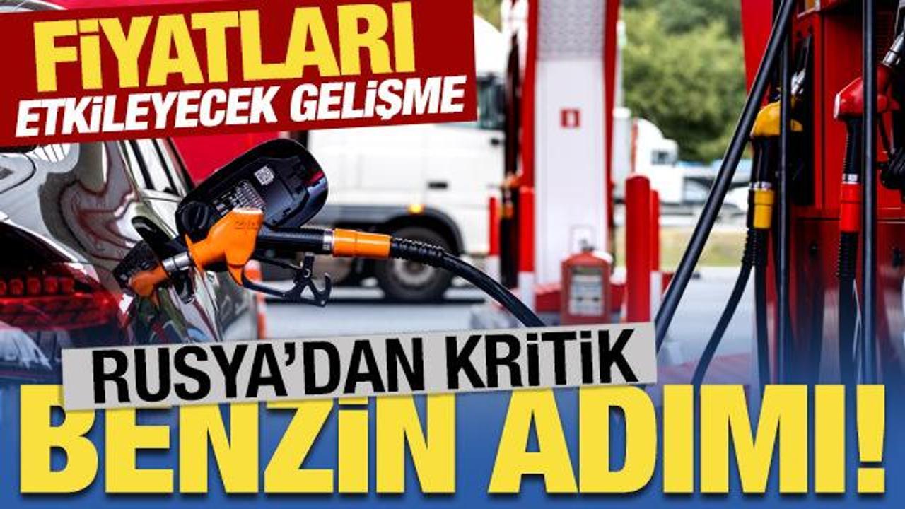 Rusya'dan s&uuml;rpriz benzin ihracatı kararı! Fiyatları etkileyecek gelişmeyi duyurdular