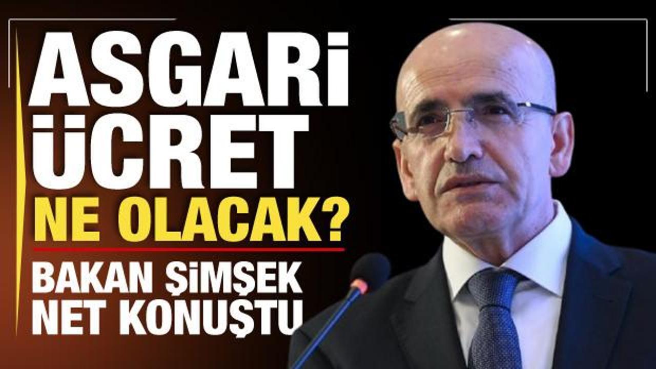 Hazine ve Maliye Bakanı Mehmet Şimşek'ten asgari &uuml;cret a&ccedil;ıklaması