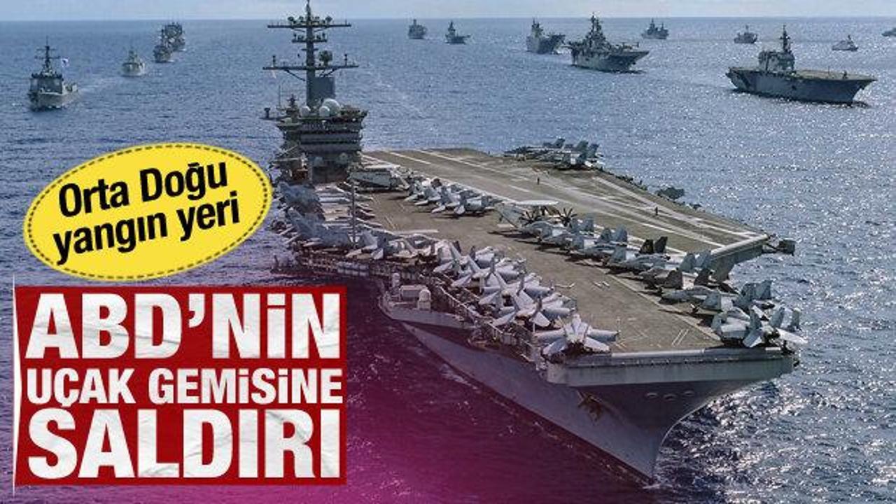İran destekli Husiler, ABD'nin uçak gemisine saldırı düzenledi