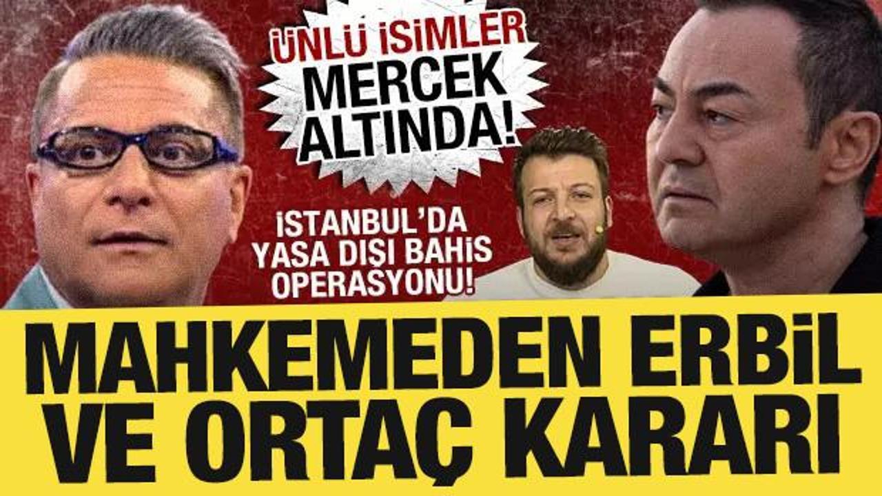 Son dakika: Serdar Ortaç ve Mehmet Ali Erbil gözaltına alınmıştı! Ortaç hakkında karar...