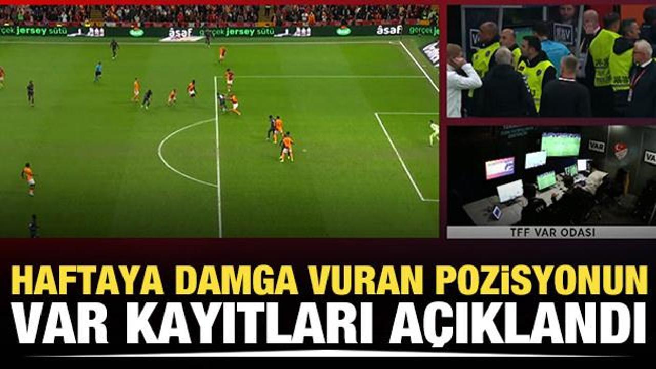 Süper Lig'de haftanın VAR kayıtları açıklandı