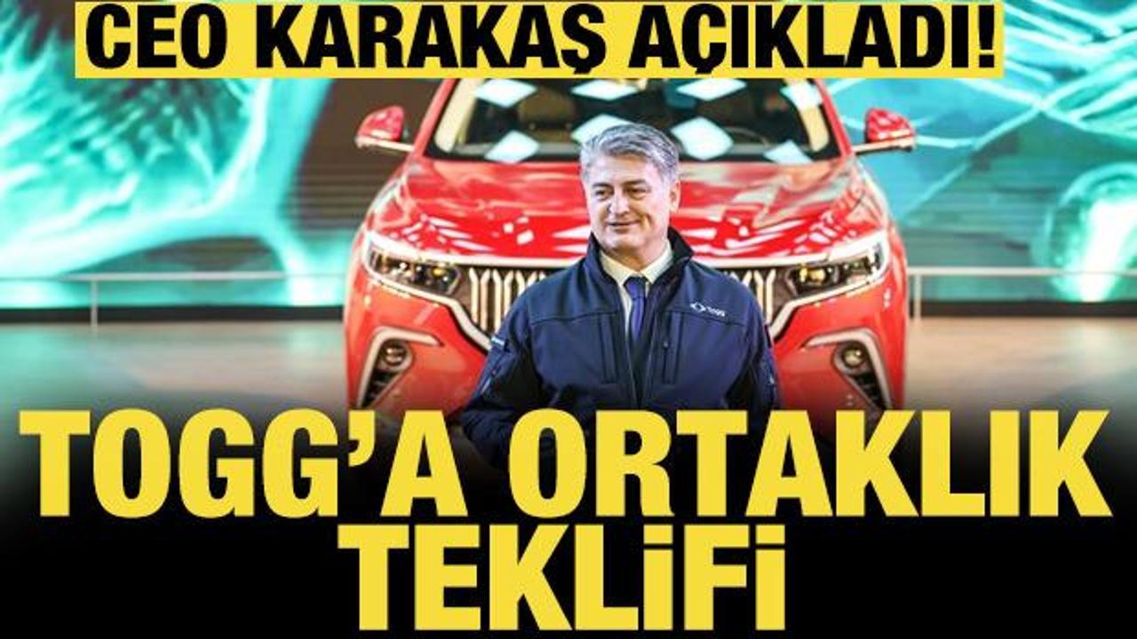 Togg'a ortaklık teklifi