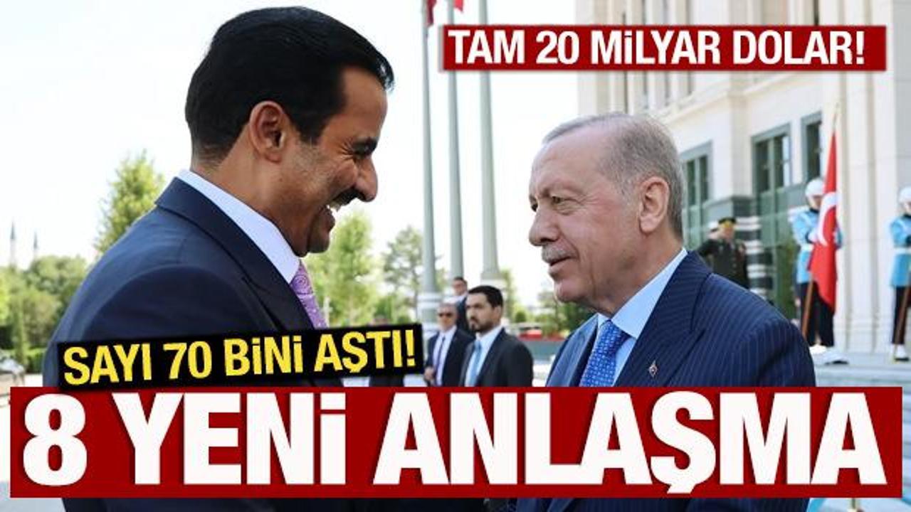 Türkiye ile Katar arasında 8 yeni anlaşma imzalandı