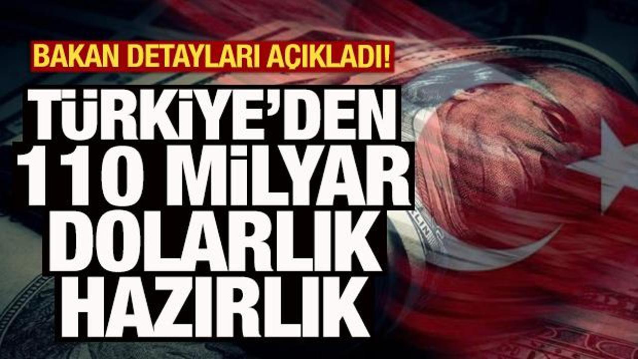 T&uuml;rkiye'den 110 milyar dolarlık yatırım hamlesi! Bakan planı a&ccedil;ıkladı