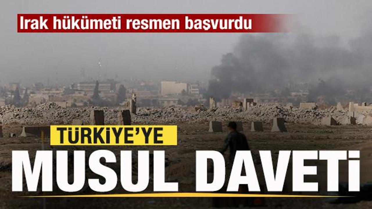 T&uuml;rkiye&rsquo;ye Musul daveti! Irak h&uuml;k&uuml;meti resmen başvurdu
