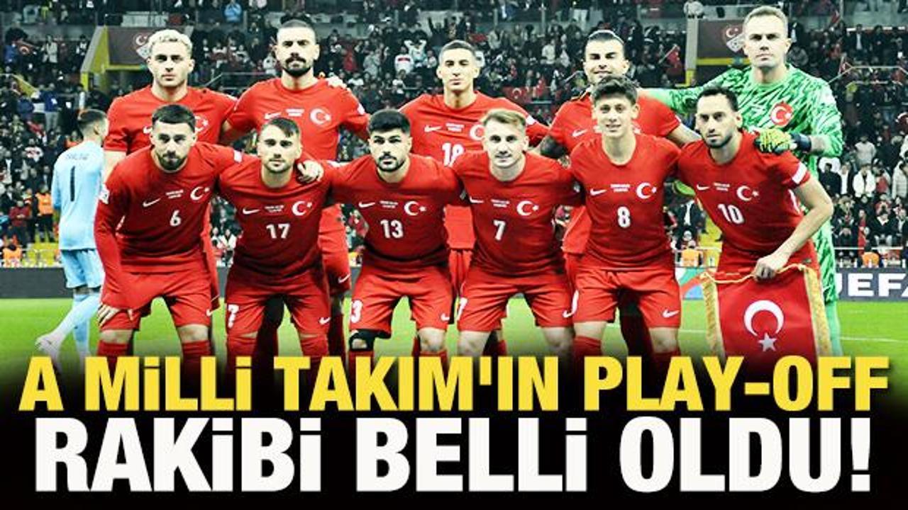 A Milli Takım'ın Uluslar Ligi'nde play-off rakibi belli oldu