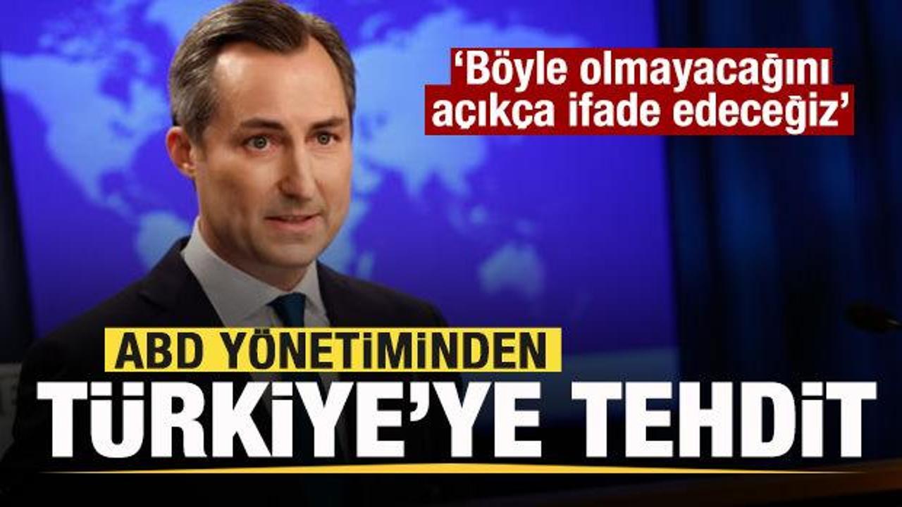 ABD y&ouml;netiminden T&uuml;rkiye'ye tehdit: B&ouml;yle olmayacağını a&ccedil;ık&ccedil;a ifade edeceğiz