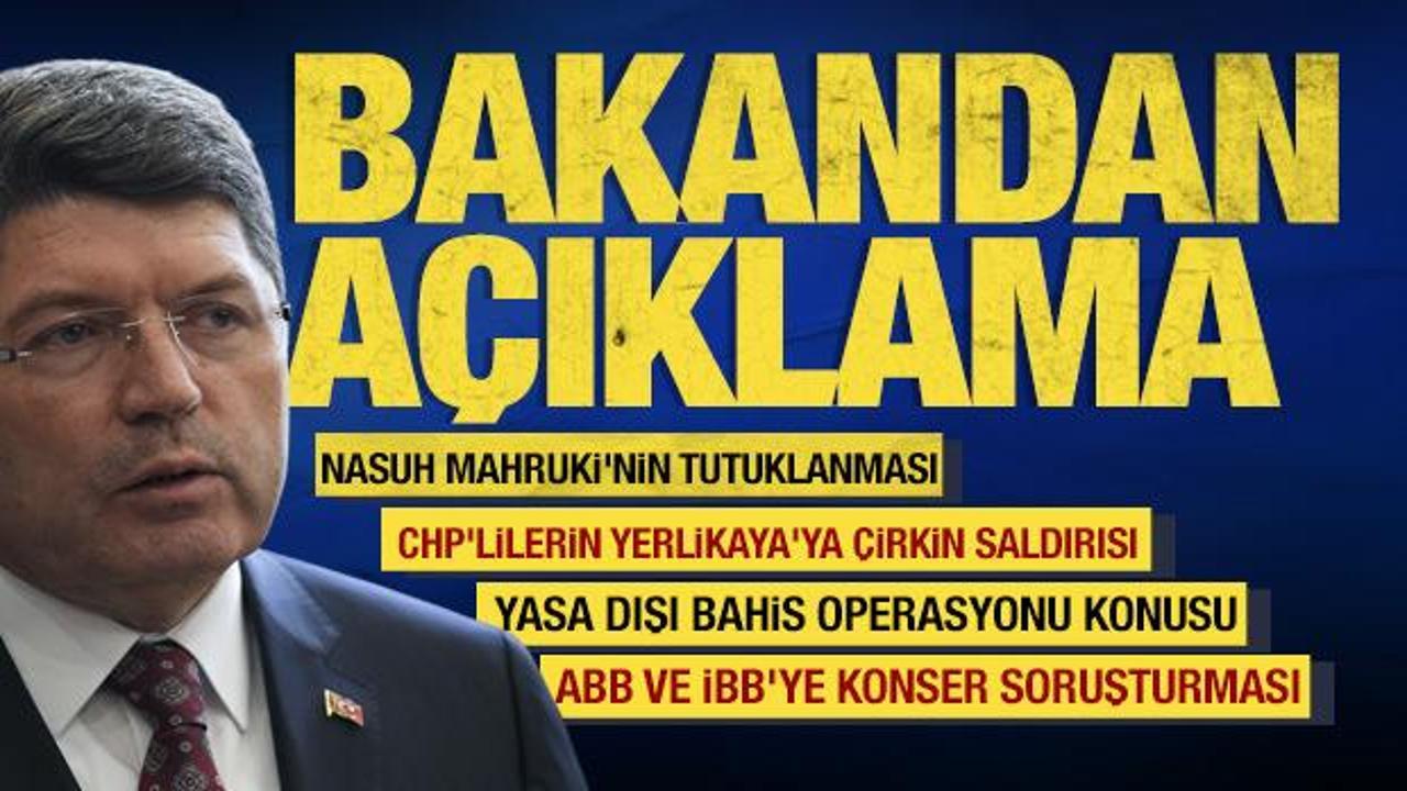 Bakan Tunç'tan 'Ali Yerlikaya' açıklaması: Demokrasilerde bu tür saldırılara yer yoktur!