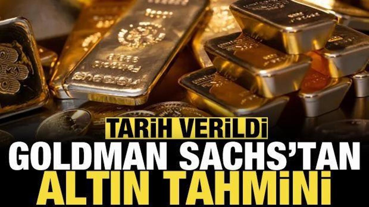 Goldman altında rekor bekliyor! 2025 altın yılı olacak