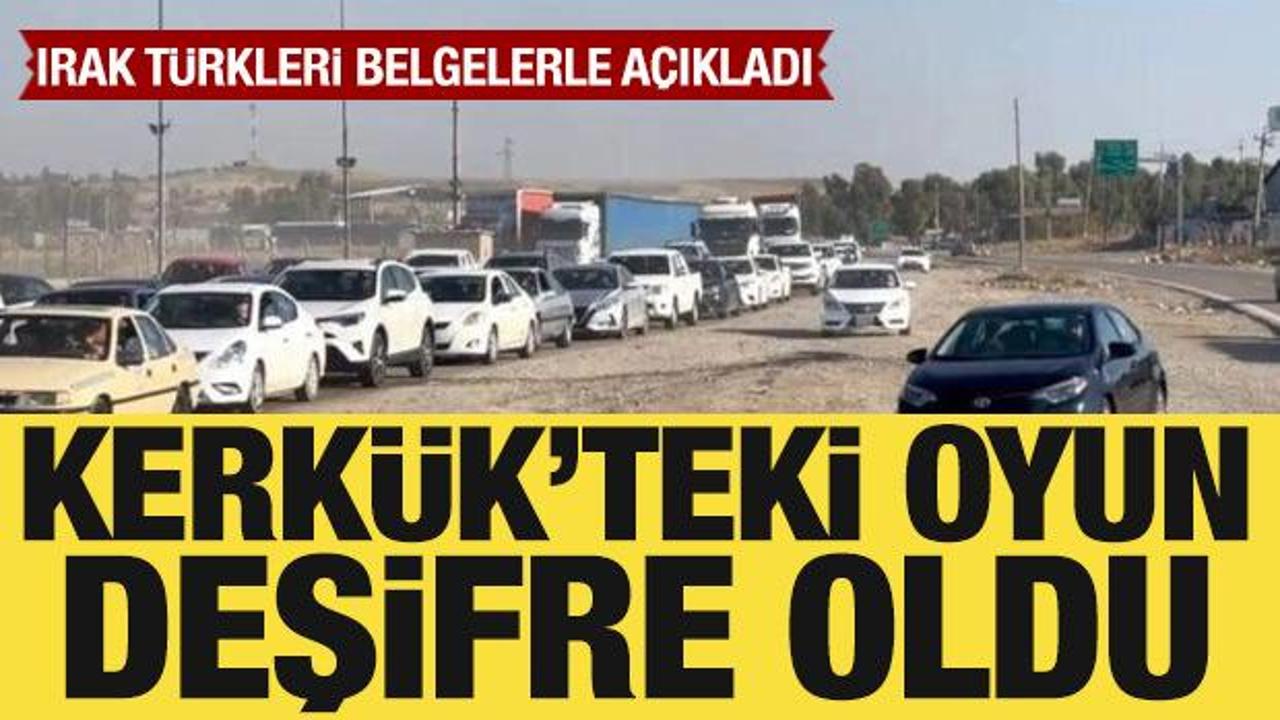 Irak T&uuml;rkleri belgelerle a&ccedil;ıkladı: Ama&ccedil; Kerk&uuml;k'&uuml;n demografisini değiştirmek