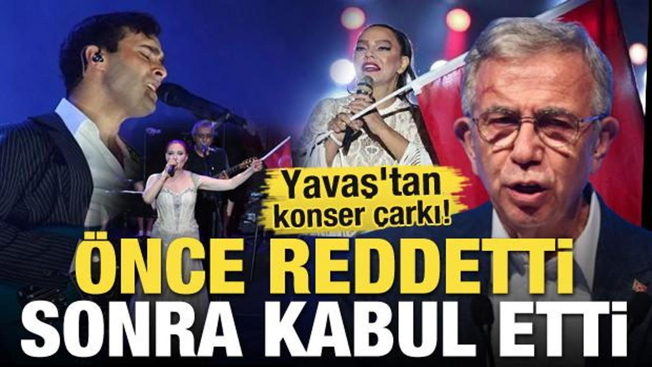 Mansur Yavaş'tan konser dönüşü! Önce reddetti sonra kabul etti